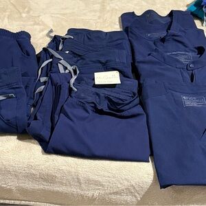 Figs Navy, Dark Harbor, Quiet Navy, Night Sky, Ceil, Teal, Winning blue maybe